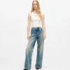 Entspannte Jeans mit mittlerer Leibhöhe