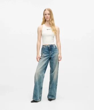 Entspannte Jeans mit mittlerer Leibhöhe
