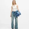 Entspannte Jeans mit mittlerer Leibhöhe