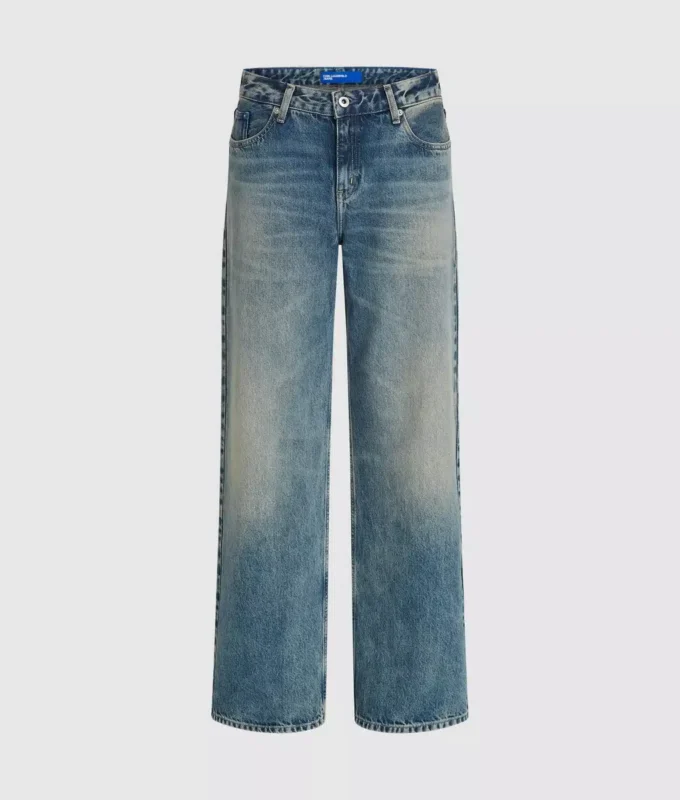 Entspannte Jeans mit mittlerer Leibhöhe
