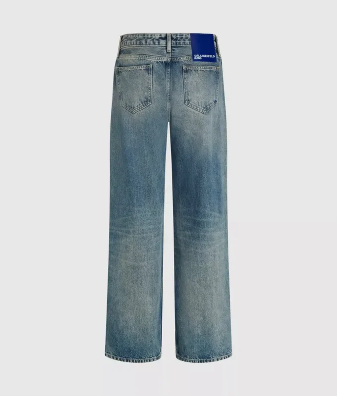 Entspannte Jeans mit mittlerer Leibhöhe