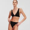 ESSENTIAL LOGO PLUNGE BRALETTE