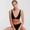 ESSENTIAL LOGO PLUNGE BRALETTE