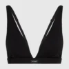 ESSENTIAL LOGO PLUNGE BRALETTE