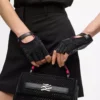 Exklusive fingerlose Handschuhe mit Strasssteinen von K/Autograph Exklusive fingerlose Handschuhe mit Strasssteinen von K/Autograph