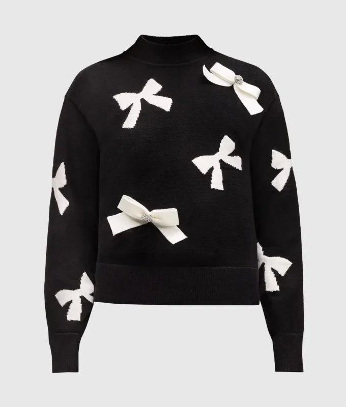 Exklusiver Pullover mit Schleife Exklusiver Pullover mit Schleife