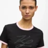 Exklusives Autograph-T-Shirt mit Strasssteinen