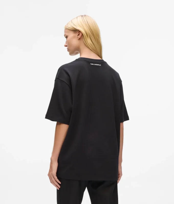 Exklusives, locker geschnittenes T-Shirt „Karl told me”
