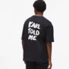 Exklusives, locker geschnittenes T-Shirt „Karl told me”