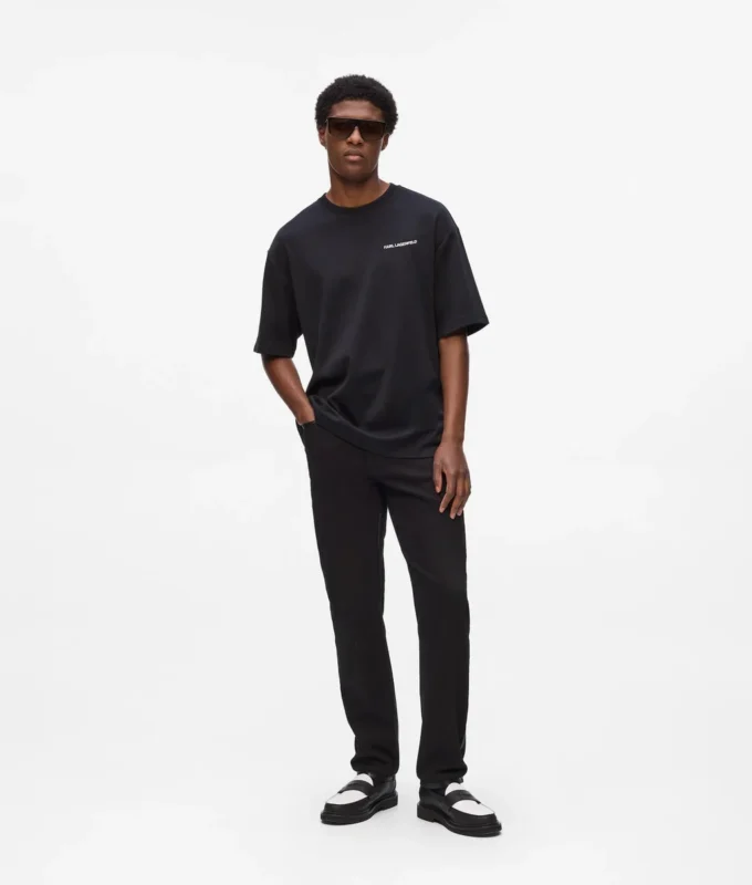 Exklusives, locker geschnittenes T-Shirt „Karl told me”