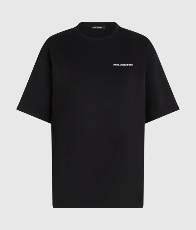 Exklusives, locker geschnittenes T-Shirt „Karl told me”