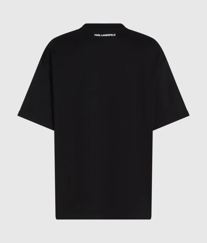 Exklusives, locker geschnittenes T-Shirt „Karl told me”