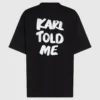 Exklusives, locker geschnittenes T-Shirt „Karl told me”
