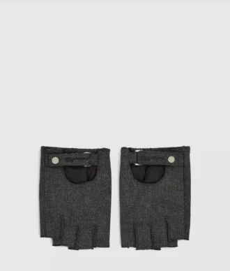 Fingerlose Denim-Handschuhe