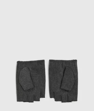 Fingerlose Denim-Handschuhe