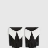 Fingerlose Handschuhe mit Kragen-Detail Fingerlose Handschuhe mit Kragen-Detail