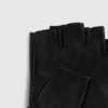 Fingerlose Handschuhe mit Kragen-Detail Fingerlose Handschuhe mit Kragen-Detail