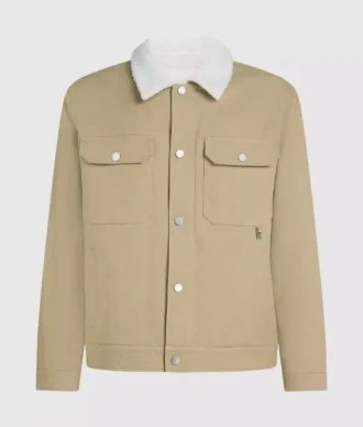 Fleece-Kragenjacke