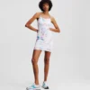 FLORAL-PRINT MESH DRESS FLORAL-PRINT MESH DRESS