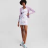 FLORAL-PRINT MESH DRESS FLORAL-PRINT MESH DRESS