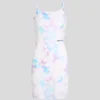FLORAL-PRINT MESH DRESS FLORAL-PRINT MESH DRESS