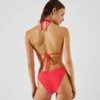 FLOWER HIGH-LEG BIKINI-HOSE