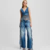 FRANSEN-JEANS MIT ENTSPANNTER PASSFORM FRANSEN-JEANS MIT ENTSPANNTER PASSFORM