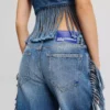 FRANSEN-JEANS MIT ENTSPANNTER PASSFORM FRANSEN-JEANS MIT ENTSPANNTER PASSFORM