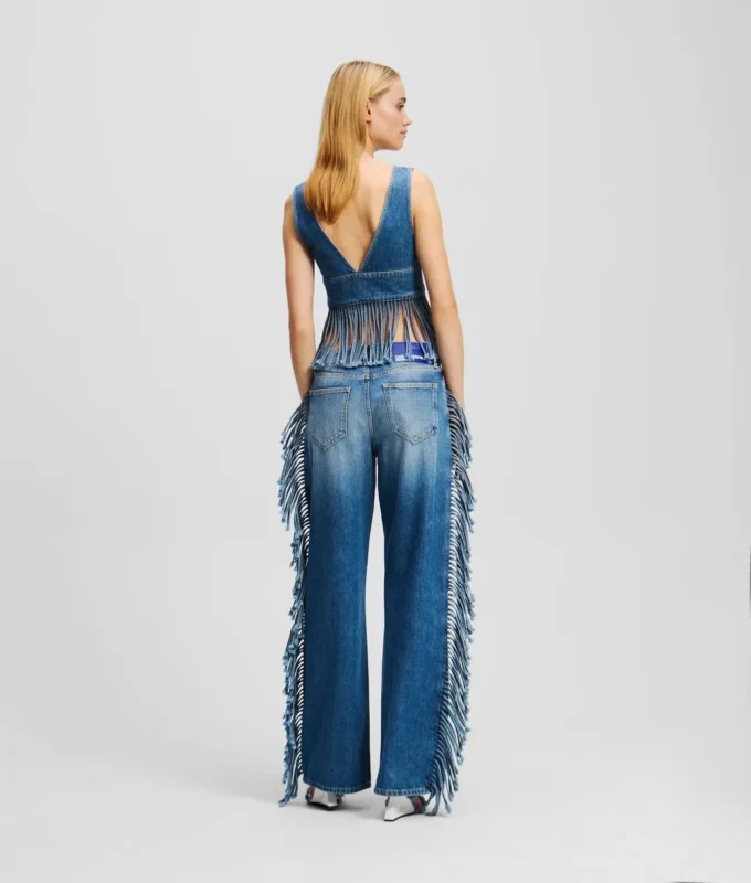 FRANSEN-JEANS MIT ENTSPANNTER PASSFORM FRANSEN-JEANS MIT ENTSPANNTER PASSFORM