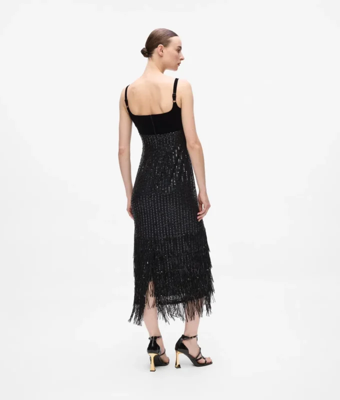 Fransen-Paillettenkleid