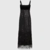 Fransen-Paillettenkleid