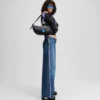 FRANSENVERZIERTE RELAXED-JEANS MIT MITTLERER TAILLE FRANSENVERZIERTE RELAXED-JEANS MIT MITTLERER TAILLE