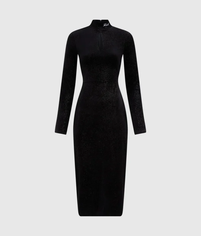 Funkelndes Samtkleid Funkelndes Samtkleid