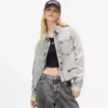 Gebleichtes Denimhemd