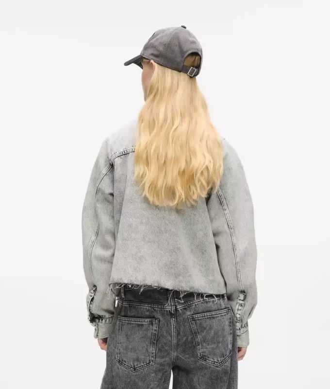Gebleichtes Denimhemd