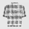Gekreuztes Mesh-T-Shirt Gekreuztes Mesh-T-Shirt
