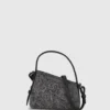 Geo Mini-Umhängetasche aus Denim Geo Mini-Umhängetasche aus Denim