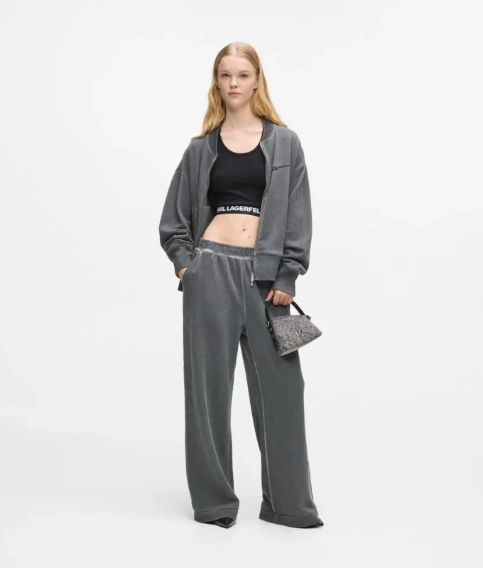Geo Mini-Umhängetasche aus Denim Geo Mini-Umhängetasche aus Denim