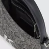 Geo Mini-Umhängetasche aus Denim Geo Mini-Umhängetasche aus Denim