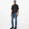 Gerade geschnittene Jeans im Vintage-Look Gerade geschnittene Jeans im Vintage-Look