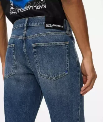 Gerade geschnittene Jeans im Vintage-Look