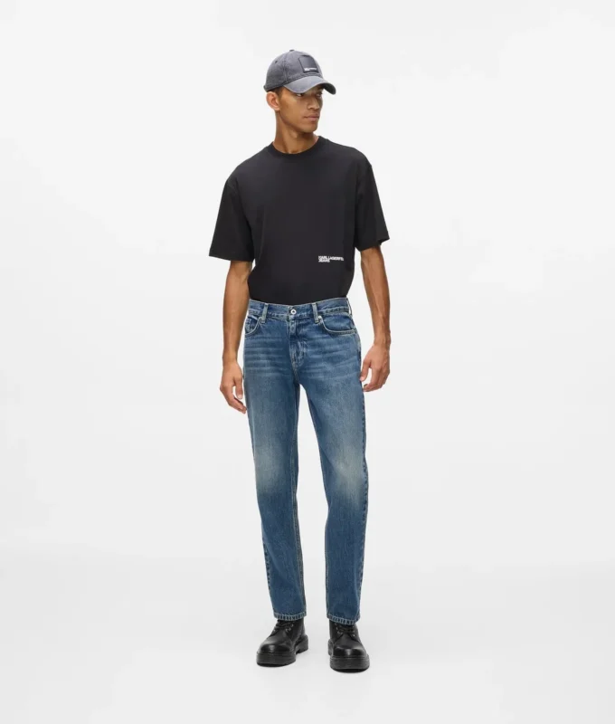 Gerade geschnittene Jeans im Vintage-Look Gerade geschnittene Jeans im Vintage-Look