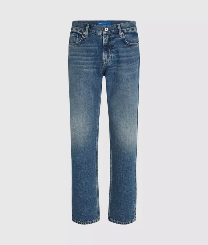 Gerade geschnittene Jeans im Vintage-Look Gerade geschnittene Jeans im Vintage-Look