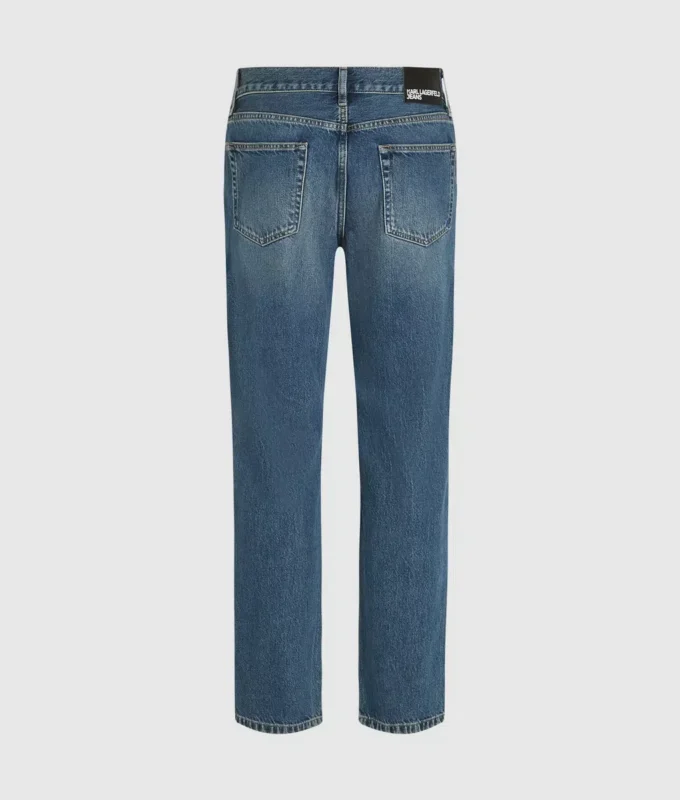 Gerade geschnittene Jeans im Vintage-Look Gerade geschnittene Jeans im Vintage-Look