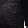 Gerade geschnittene Jeans mit Allover-Print