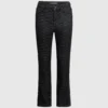 Gerade geschnittene Jeans mit Allover-Print