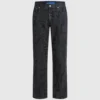 Gerade geschnittene Jeans mit durchgehendem Monogramm Gerade geschnittene Jeans mit durchgehendem Monogramm