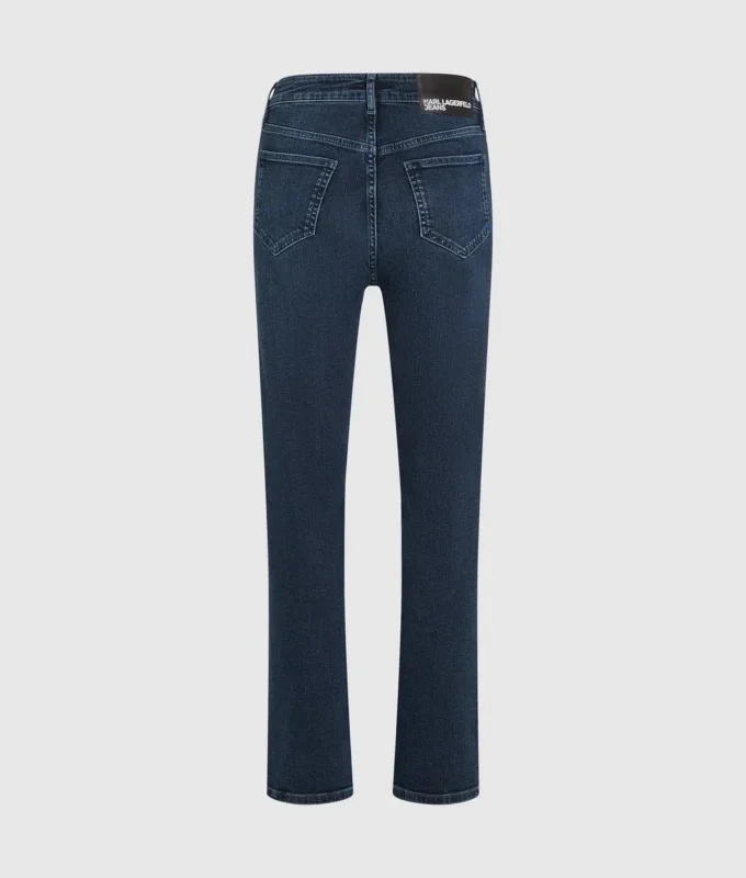 Gerade geschnittene Jeans mit hoher Taille