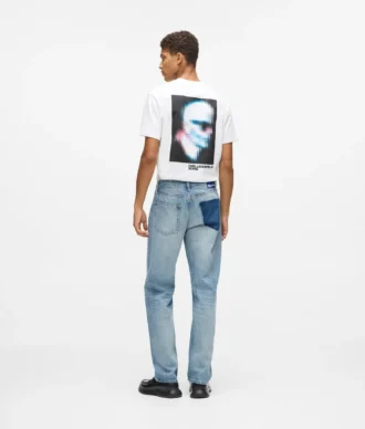 Gerade geschnittene Jeans ohne Gesäßtaschen