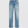 Gerade geschnittene Jeans ohne Gesäßtaschen Gerade geschnittene Jeans ohne Gesäßtaschen